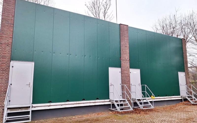 geluidsabsorberende-wand-transformatiehuis-hillegem